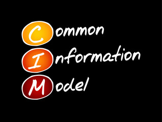 Poster - cim common information model - open standard that defines how managed elements in an it environment 