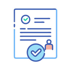 Poster - Approved application form with profile confirmation and checklist review