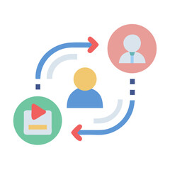 Poster - Data exchange and connection between users, media and content