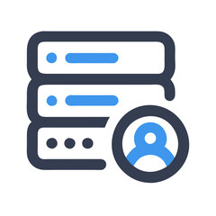 Poster - User access rights server data protection security concept image