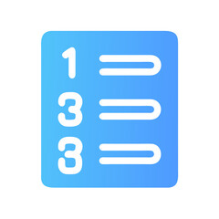 Poster - Checklist with numbers one and two and task outlines