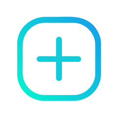 Poster - Add icon in a rounded square, clean and modern