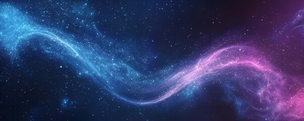 Fototapete - Abstract blue and purple light rays on a background vector illustration. Glowing speed motion blur lines create a futuristic technology concept with empty space for text and design