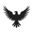 © peach - eagle logo vector Bold and clean eagle logo vector, with sharp lines and a strong silhouette