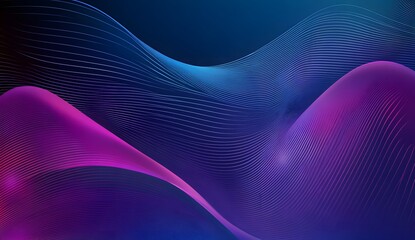 Fototapete - Blue and purple speed light line background presentation design