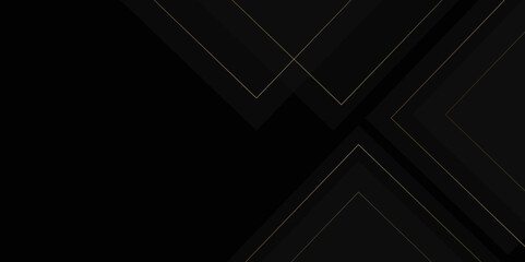 Fototapete - Black and gray vector futuristic tech glow and shinning line simple modern abstract background. Vector abstract graphic design banner pattern presentation background web template.	