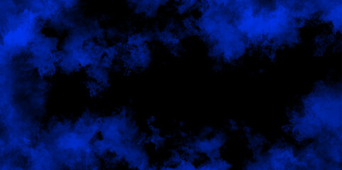 Poster - Abstract ash cloud and smoke texture in dark background. blue Black fog effect transparent smoke isolated dark dramatic sky with black stormy clouds. Grunge creative and decorative fractal smoke art