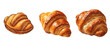 © Analogue - Delicious Fresh Croissants with Golden Brown Crusts and Flaky Layers