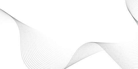 Aufkleber - Abstract background with business lines. Technology, data science, geometric border pattern. Isolated on white background. Vector illustration.