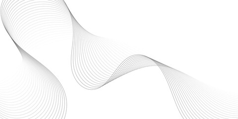 Aufkleber - Abstract background with business lines. Technology, data science, geometric border pattern. Isolated on white background. Vector illustration.