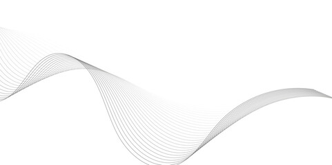 Poster - .Wave business curve line. Abstract background with business lines. Technology, data science, geometric border pattern. Isolated on white background. Vector illustration.