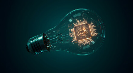 Poster - Illuminating Innovation: A Conceptual Depiction of Technology and Bright Ideas