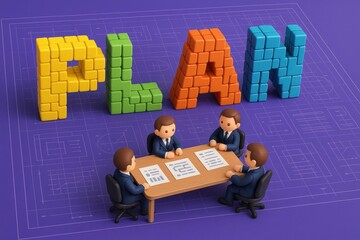 Poster - A strategic business meeting fosters collaboration and decision-making to drive innovation and effective planning for future growth