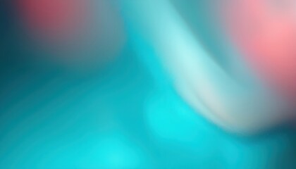 Aufkleber - ethereal teal and coral light blur with vertical flow for modern web background, branding accent, or abstract print design


