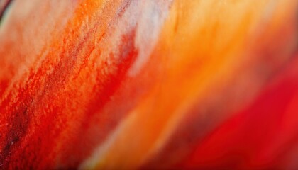 Aufkleber - intense red and orange fabric texture with abstract brushstroke pattern ideal for print background, digital canvas design, or branding with fiery artistic style and warm color gradients


