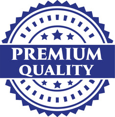 Fototapete - Blue rubber stamp premium quality vector illustration 
