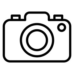 Poster - camera vector icon