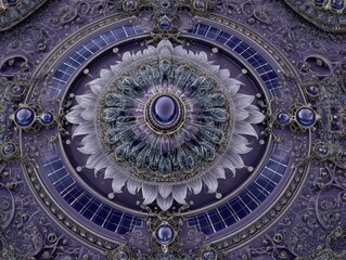 Poster - Intricate floral designs with vibrant colors and detailed patterns create a stunning visual experience.