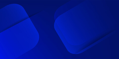 Poster - Abstract blue background. Modern simple blue geometric design. Minimal shapes.