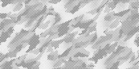 Leinwandbilder - Abstract halftone background. Military camouflage effect dot seamless pattern texture. Dotted background as design element.