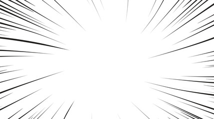 black comic lines abstract background