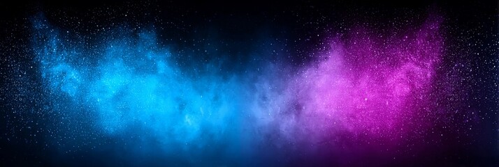 Poster - Abstract Cosmic Nebula Space Background - Symbolizing imagination, energy, mystery, infinity, and cosmic wonder
