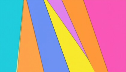 Poster - Vibrant colorful patterns in abstract design studio digital art bright environment close-up view modern aesthetic