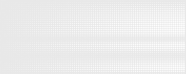 Poster - Dot white gray wave light technology texture background. Abstract big data digital concept.