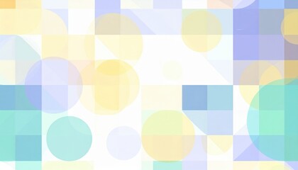 Poster - Colorful abstract shapes digital art graphic design modern aesthetics vibrant environment creative perspective