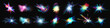 © Azat Valeev - Rainbow prism light effect set with crystal shine and glass flare. Iridescent sparkle and glowing spectrum burst on transparent background. Abstract optical magic for fantasy or jewelry themes.