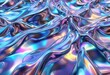 © M. Hieber - Shimmering waves of iridescent material create a mesmerizing pattern under light