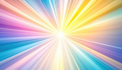 Poster - Dynamic light burst action abstract art colorful design creative environment vibrant viewpoint energy concept