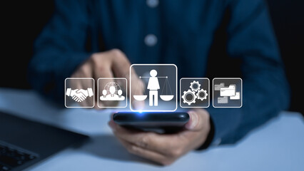 Ethical business compliance promotes justice, integrity, and honesty, supporting human protection, moral responsibility and AI-enhanced regulation for achieving strategic targets