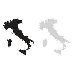 Poster - Silhouette Italy Icon Vector Design.