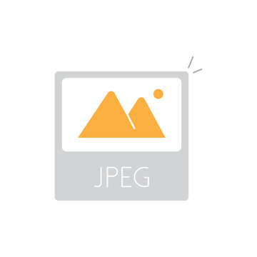 JPEG File Icon Vector Design.