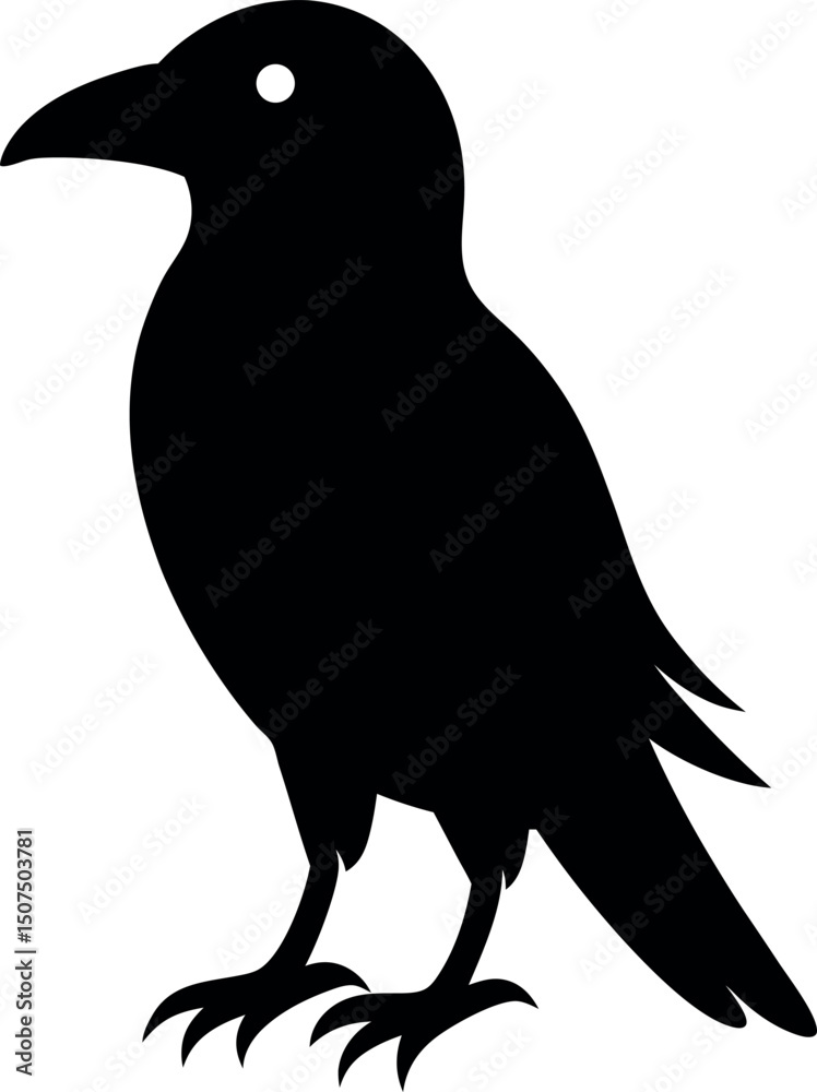 Raven Profile Icon raven logo icon vector design template Pro Vector and Pro SVG Stock ...