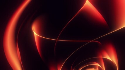 Wall Mural - futuristic fiery abstract modern background loop