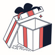 © lazy - vector illustration of a gift box