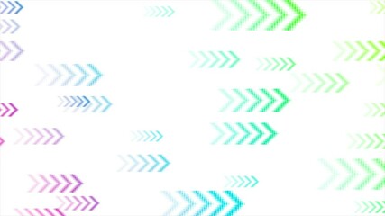 Fototapete - Colorful minimal pixelated arrows abstract geometric background. Seamless looping technology pixel art motion design. Video animation Ultra HD 4K 3840x2160