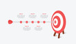 © Komang - Business target infographic with 5 steps