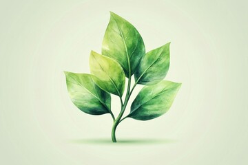 Aufkleber - Vibrant green leaves arranged in an artistic design on a dark background showcasing natural beauty and creativity