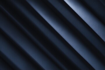 Poster - Dark Blue Draped Fabric Texture