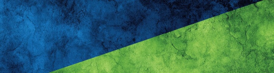 Poster - Blue And Green Diagonal Pattern Background