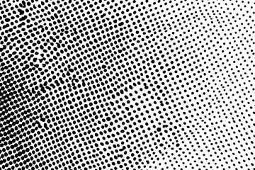 Poster - Abstract Black And White Geometric Gradient Pattern