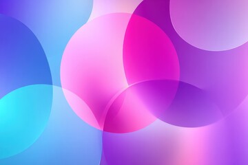 Poster - Abstract Colorful Circles Background