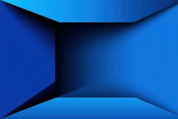 Poster - Abstract Geometric Blue Background Design