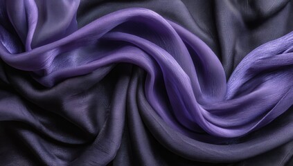 Poster - Purple Fabric Texture Detail