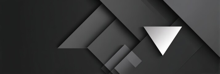 Poster - Abstract Geometric Shapes Design Background