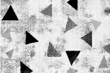 Poster - Abstract Geometric Pattern With Triangles