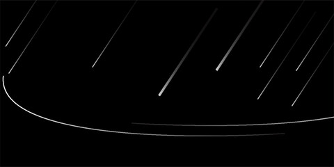 Poster - Elegant black background with smElegant black background with smooth curved silver lines, modern and minimal design concept, ideal for presentations, banners, or digital backdrops, 